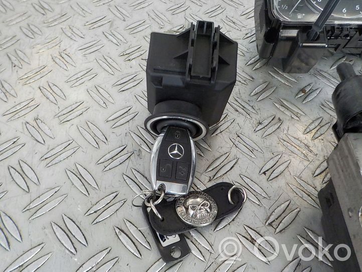 Mercedes-Benz E W212 Juego de cerradura y set ECU del motor A6519007500