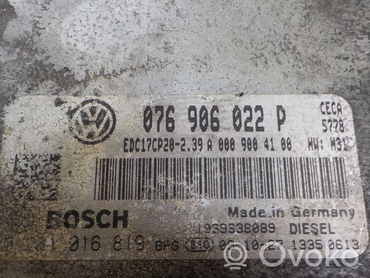 Volkswagen Crafter Sterownik / Moduł ECU 076906022P