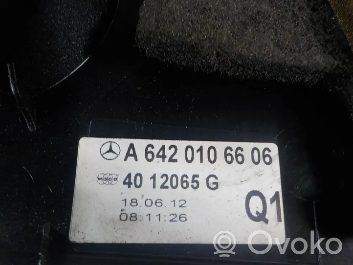 Mercedes-Benz ML AMG W166 Couvercle cache moteur A6420106606