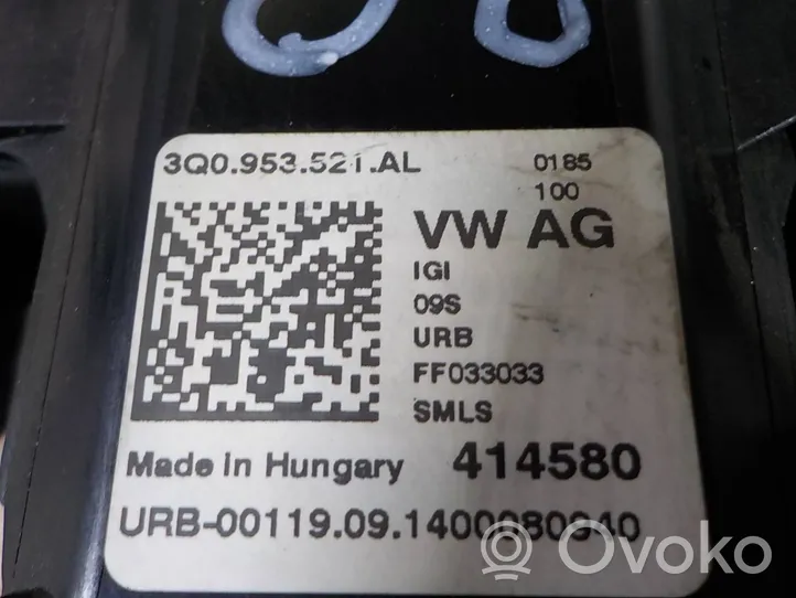 Volkswagen PASSAT B8 Interruptor/palanca de limpiador de luz de giro 5Q0953502B