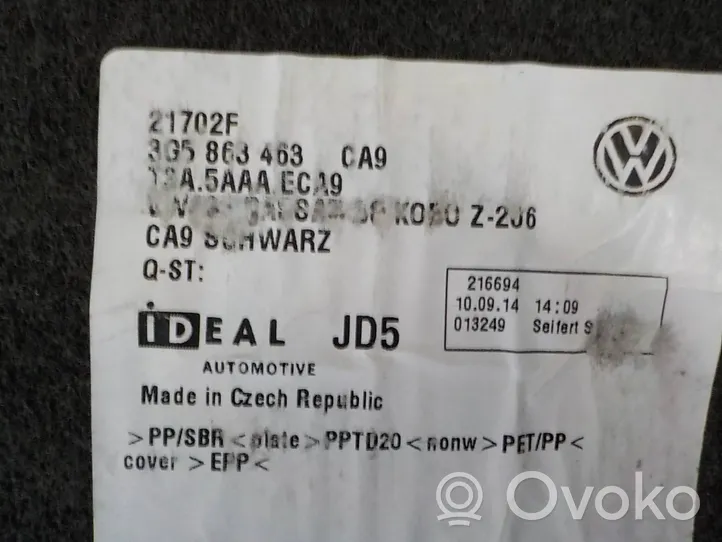 Volkswagen PASSAT B8 Tapis de coffre 3G5863463
