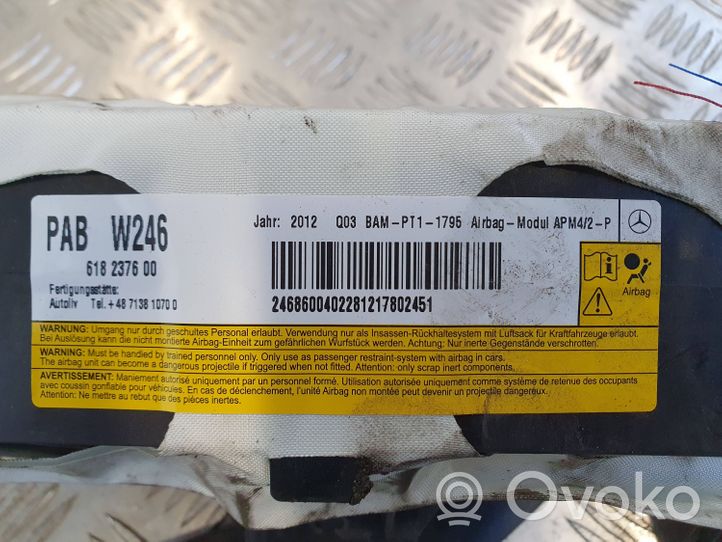 Mercedes-Benz B W246 W242 Poduszki powietrzne Airbag / Komplet 