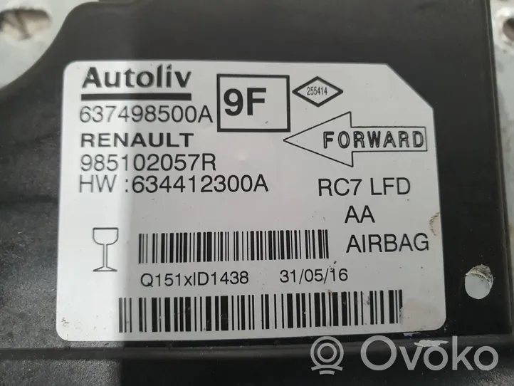 Renault Talisman Module de contrôle airbag 985102057R