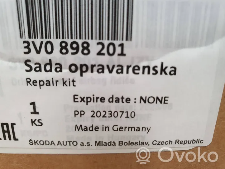 Skoda Superb B8 (3V) Ohjauspyörän turvatyyny 3V0898201