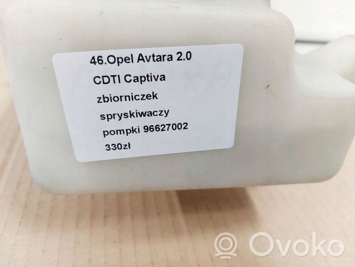Opel Antara Windshield washer fluid reservoir/tank 96627002
