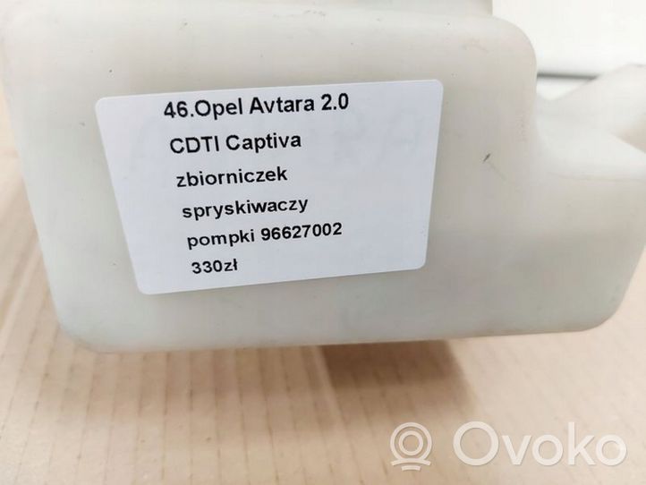 Opel Antara Tuulilasinpesimen nestesäiliö 96627002