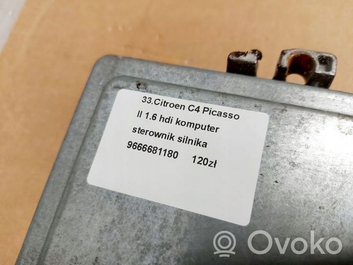 Citroen C4 II Picasso Galios (ECU) modulis 9666681180