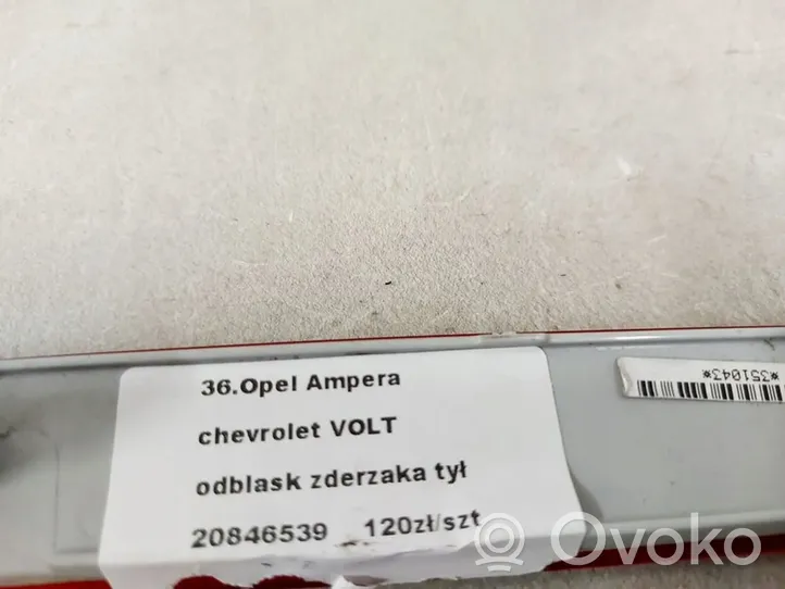 Opel Ampera Odblask lampy tylnej 20846539