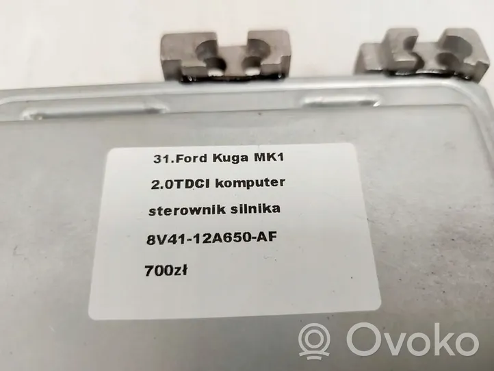 Ford Kuga I Motora vadības bloka ECU 8V41-12A650-AF