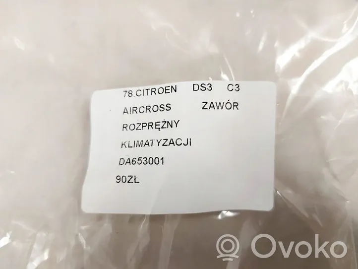 Citroen DS3 Oro kondicionieriaus išsiplėtimo vožtuvas DA653001
