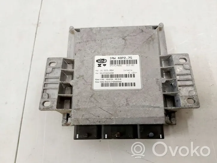 Citroen C2 Unité de commande, module ECU de moteur 9645989480