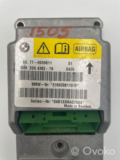 BMW Z4 E85 E86 Airbag control unit/module 6939811