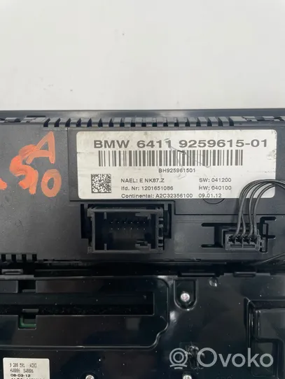 BMW X3 F25 Ilmastoinnin ohjainlaite 9259615