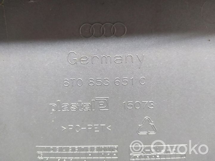 Audi A5 8T 8F Grille calandre supérieure de pare-chocs avant 8T0853651C