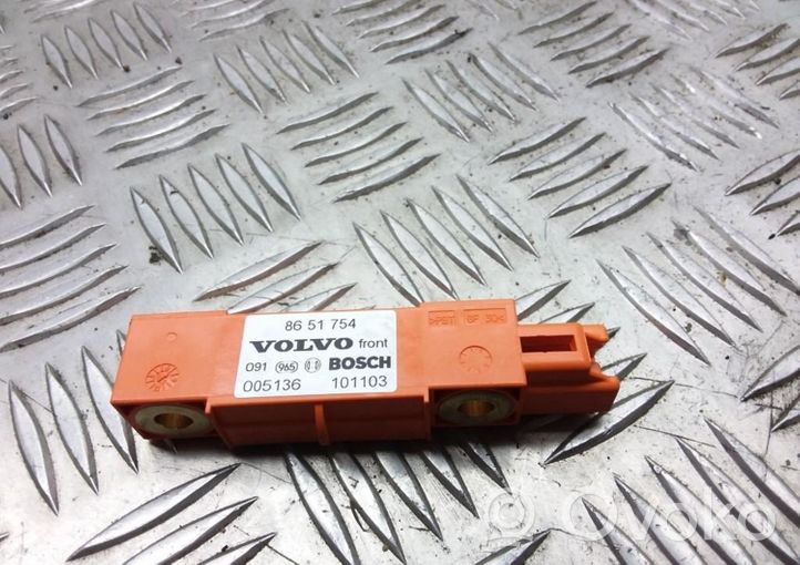 Volvo XC90 Capteur de collision / impact de déploiement d'airbag 8651754