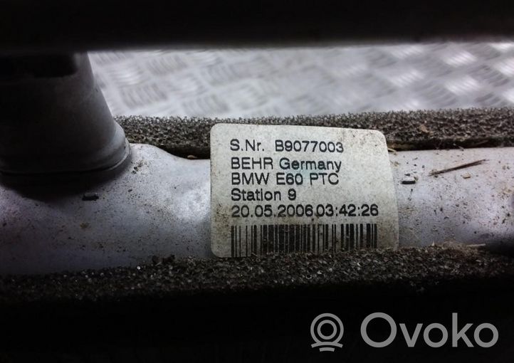 BMW 5 E60 E61 Radiatore riscaldamento abitacolo 5586690