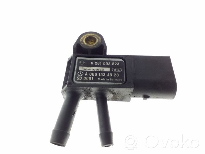 Mercedes-Benz E W211 Sensore di pressione dei gas di scarico A0061534928