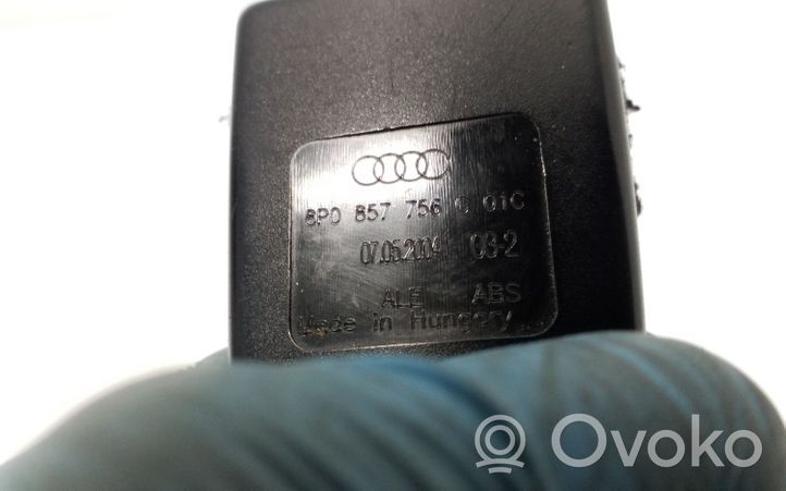 Audi A3 S3 8P Klamra przedniego pasa bezpieczeństwa 8P0857756C