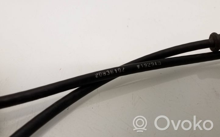 Opel Zafira C Engine bonnet/hood lock release cable 20836102