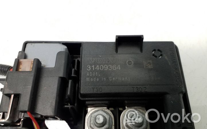 Volvo V60 Câble négatif masse batterie 31409755