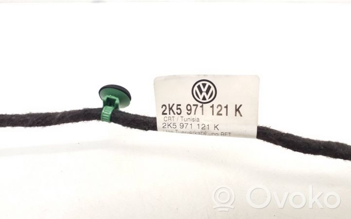 Volkswagen Caddy Wiązka przewodów drzwi przednich 2K5971121K