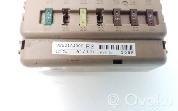 Subaru Outback Drošinātāju bloks 82201AJ000