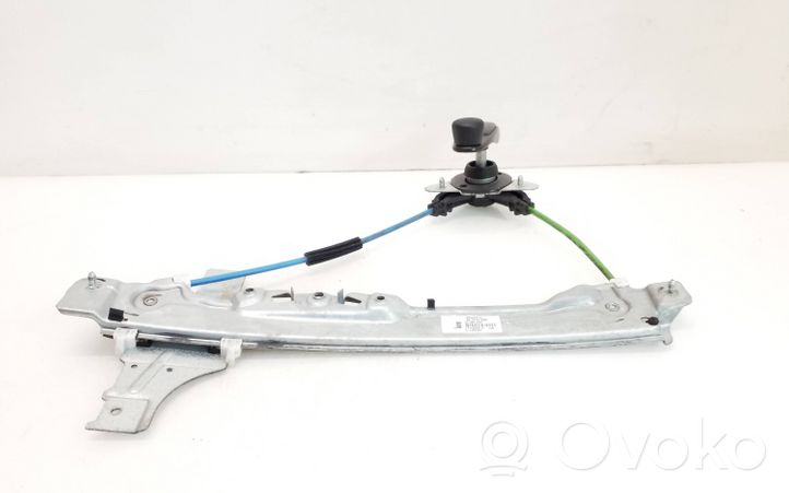 Peugeot 208 Rear door manual window regulator 9673153980