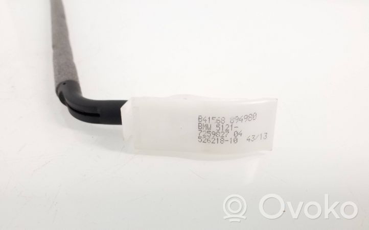 BMW 3 F30 F35 F31 Línea de cable puerta delantera 7259827