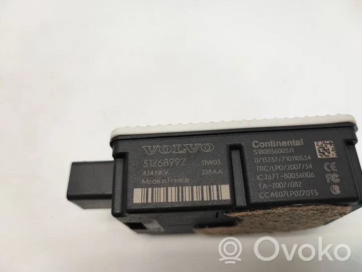 Volvo V60 Centralina/modulo chiusura centralizzata portiere 31268992