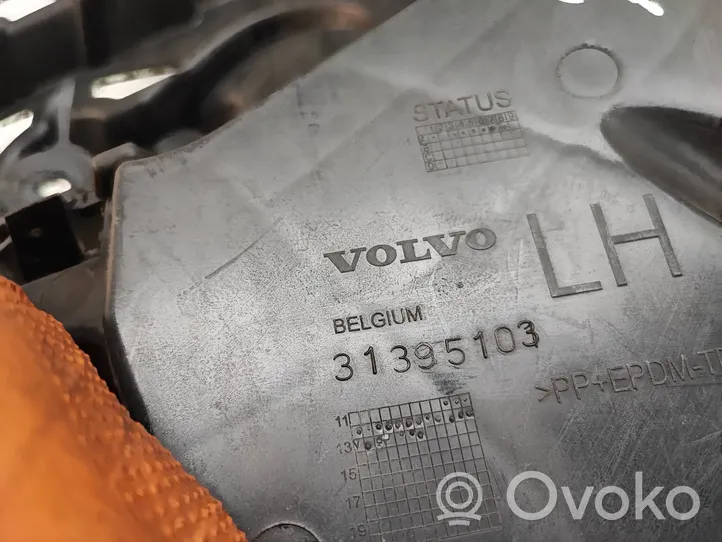 Volvo V40 Support de pare-chocs arrière 31395103