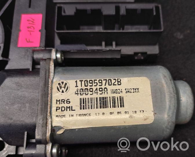 Volkswagen PASSAT B6 Silniczek podnośnika szyby drzwi przednich 1T0959792G