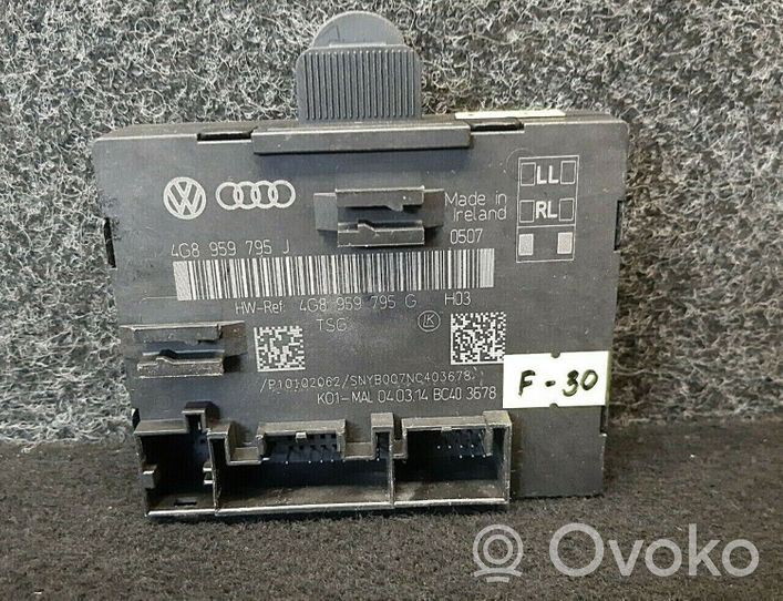 Audi A6 S6 C7 4G Unidad de control/módulo de la puerta 4G8959795J