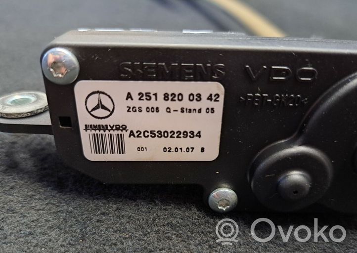 Mercedes-Benz ML W164 Fenêtre vent puissance moteur de ventilation A1646700504