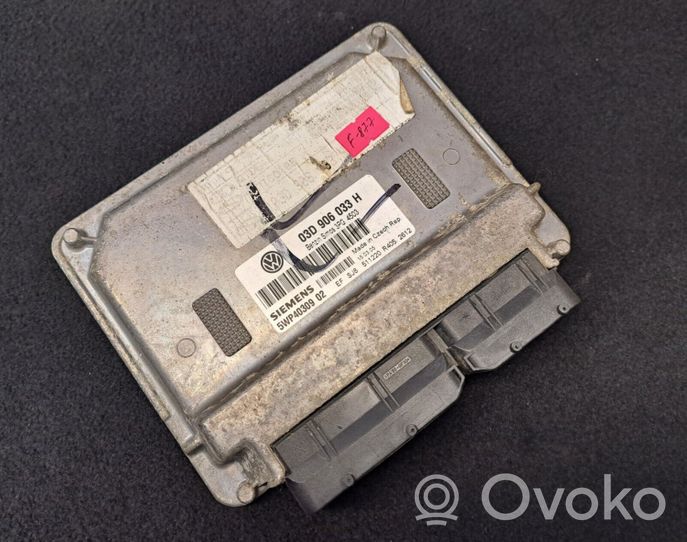 Volkswagen Fox Sterownik / Moduł ECU 03D906033H