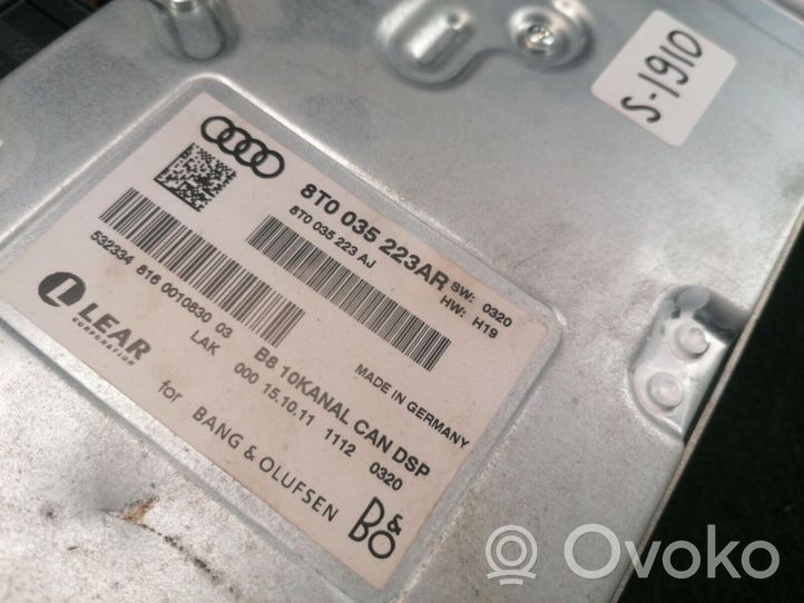 Audi A4 S4 B8 8K Äänentoistojärjestelmäsarja 8T1035223AR