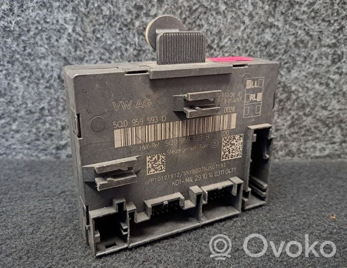 Audi TT TTS RS Mk3 8S Oven ohjainlaite/moduuli 5Q0959593D