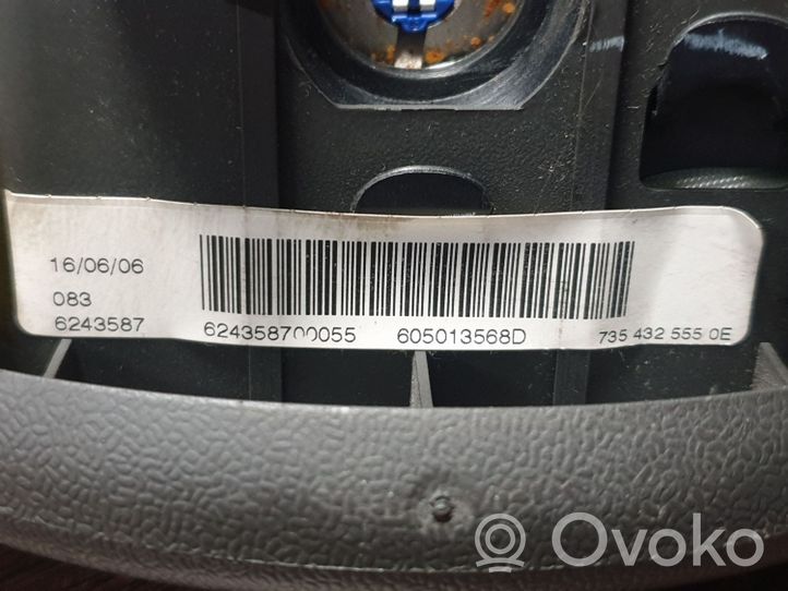 Fiat Doblo Ohjauspyörän turvatyyny 605013568D