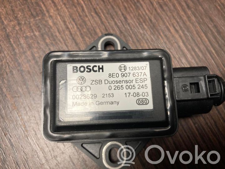 Volkswagen Polo ESP acceleration yaw rate sensor 8E0907637A