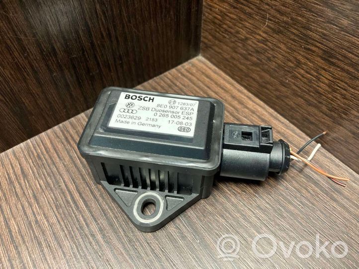 Volkswagen Polo ESP acceleration yaw rate sensor 8E0907637A