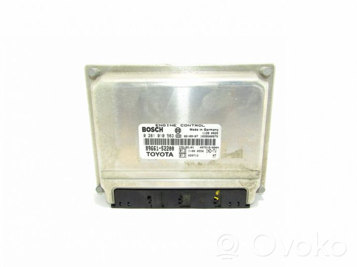 Toyota Yaris Dzinēja vadības bloks 0281010563