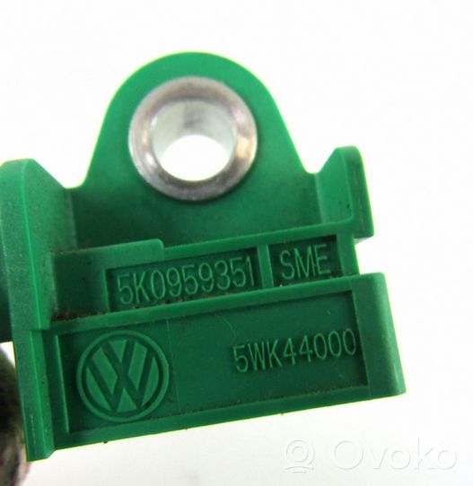 Volkswagen Golf VI Sensore d’urto/d'impatto apertura airbag 