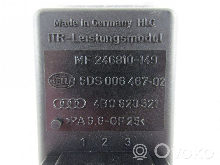 Audi A6 S6 C5 4B Relais de commande ventilateur chauffage 