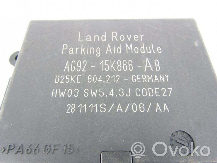 Land Rover Freelander 2 - LR2 Pysäköintitutkan (PCD) ohjainlaite/moduuli 