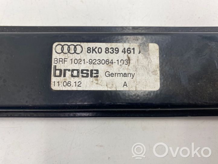 Audi A4 S4 B8 8K Elektryczny podnośnik szyby drzwi tylnych 8K0839461A