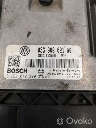 Volkswagen Caddy Moottorin ohjainlaite/moduuli 03G906021AQ