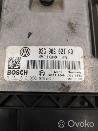 Volkswagen Caddy Sterownik / Moduł ECU 03G906021AQ