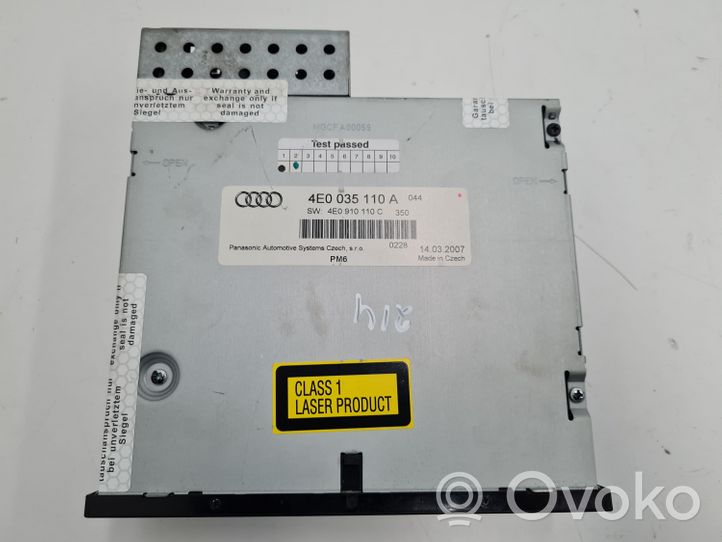 Audi A6 S6 C6 4F Changeur CD / DVD 4E0035110A