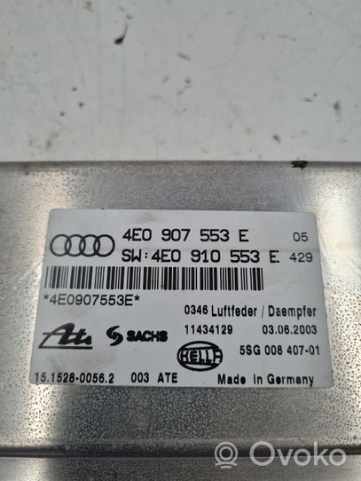 Audi A8 S8 D3 4E Pakabos valdymo blokas 4E0907553E