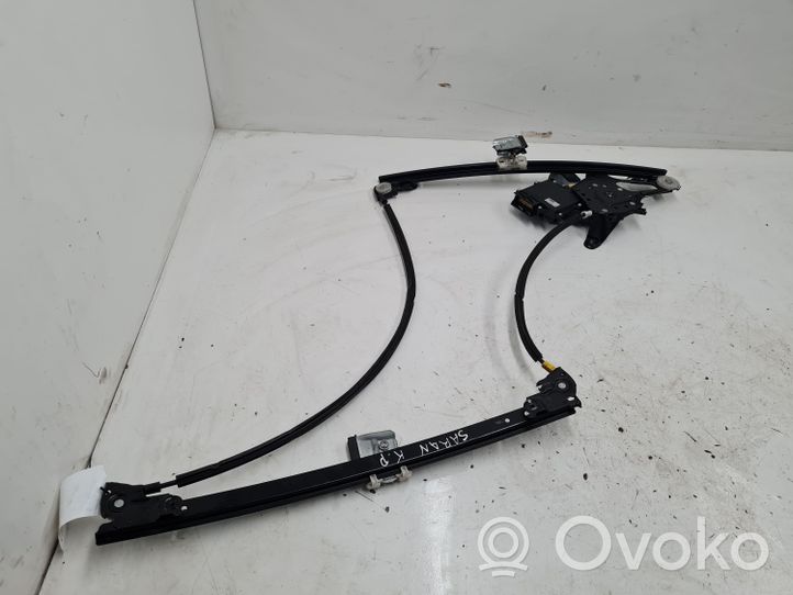 Volkswagen Sharan Front door window regulator with motor 7M3837401