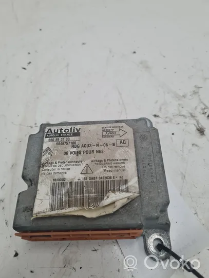 Citroen Xsara Picasso Module de contrôle airbag 550893100